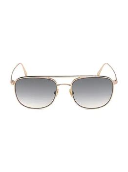 tom ford墨镜推荐, Tom Ford | Jake 56MM Navigator Sunglasses商品图片 