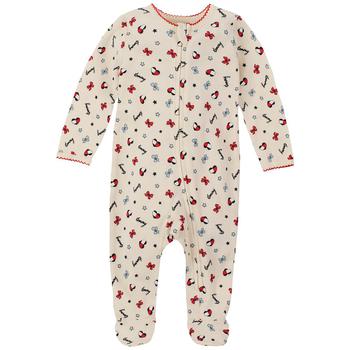 商品Tommy Hilfiger | Baby Girls Logo Print Long Sleeves Footie Coverall,商家Macy's,价格¥83图片
