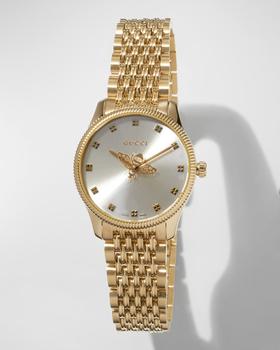 推荐29mm G-Timeless Bee Watch with Bracelet Strap, Gold商品