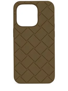 Bottega Veneta | Intreccio Silicone Iphone 14 Pro Case,商家LUISAVIAROMA,价格¥1874