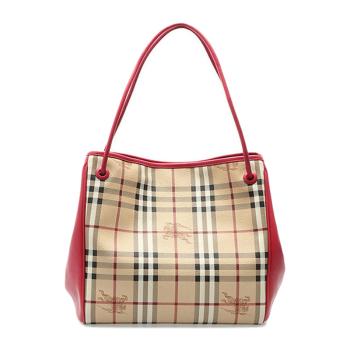 burberry包, Burberry | Burberry 博柏利 女士粉红色手提单肩包PVC格纹女包 3925591商品图片 满$100享9.5折, 满折