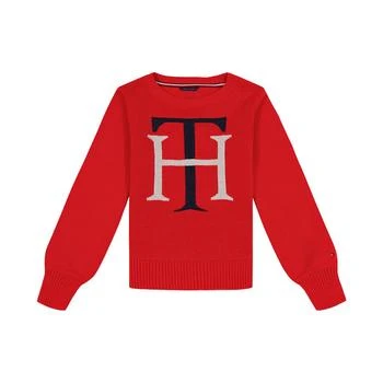 Tommy Hilfiger | Big Girls Long Sleeve Intarsia Sweater,商家Macy's,价格¥238
