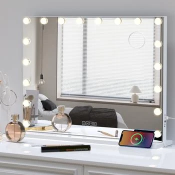 Streamdale Furniture | Streamdale Hollywood Vanity Mirror with Speaker and Lights: 18 Bulbs,商家Premium Outlets,价格¥1884