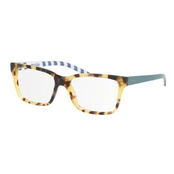 Prada | Prada Women's Eyeglasses - Millenials Medium Havana Frame | PRADA 0PR 17VV 7S01O152 3.6折×额外9折x额外9.5折, 独家减免邮费, 额外九折, 额外九五折