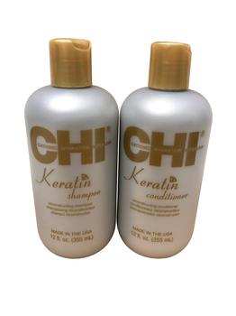 推荐CHI Keratin Shampoo & Conditioner Set 12 OZ Each商品