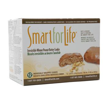 商品Smart for Life|代餐饼干 100卡路里的花生酱曲奇图片