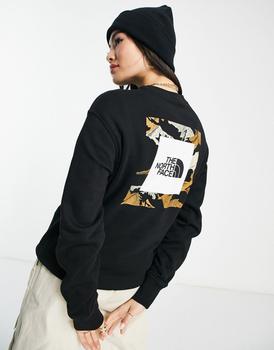 The North Face | The North Face Coordinates back print sweatshirt in black商品图片,