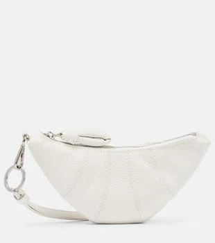 推荐Croissant leather coin purse with strap商品