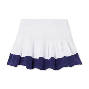 Classic Prep | Kids Scout Knit Skort Colorblock- Tennis Skirt In Blue Ribbon,商家Premium Outlets,价格¥362