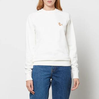 推荐Maison Kitsuné Women's Chillax Fox Patch Classic Sweatshirt - Ecru商品
