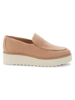 vince鞋, Vince | Zeta Wool-Blend Slip-On Wedges商品图片 3.7折