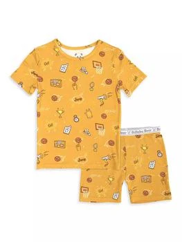 Bellabu Bear | Baby's, Little Kid's & Kid's Basketball Pajama Shorts Set,商家Saks Fifth Avenue,价格¥218