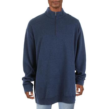 推荐Polo Ralph Lauren Mens Big & Tall Double Knit 1/4 Zip Pullover Sweater商品