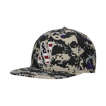 Under Armour | Men's Camo Northwestern Wildcats On Field Baseball Performance Fitted Hat商品图片,