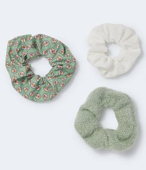 product Aeropostale Women's Daisies Scrunchie 3-Pack image