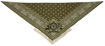 春装burberry围巾, Burberry | 绿色 Badge Bandana 围巾商品图片 