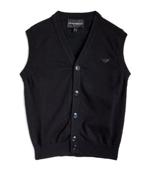 商品Emporio Armani | Eagle Sleeveless Sweater Vest (4-16 Years),商家Harrods,价格¥1202图片
