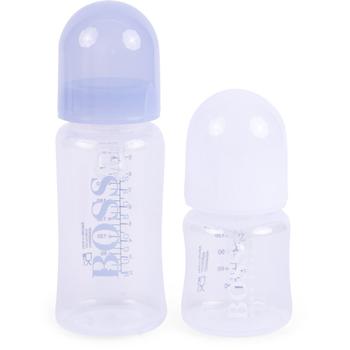 商品Boss Kids | Baby bottle set in white and sky blue,商家BAMBINIFASHION,价格¥540图片
