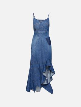 elyse walker好用吗, Loewe | Denim Ruffle Dress商品图片 独家减免邮费