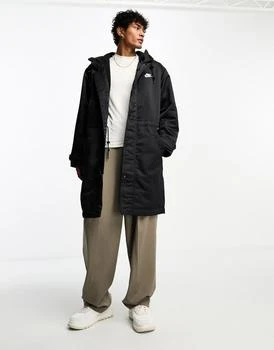 NIKE | Nike Club stadium parka in black 4.5折, 独家减免邮费