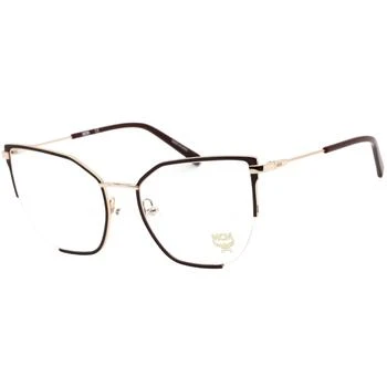 MCM | MCM Women's Eyeglasses - Clear Demo Lens Burgundy/Gold Cat Eye Frame | MCM2156 620 2.9折×额外9折x额外9.5折, 独家减免邮费, 额外九折, 额外九五折