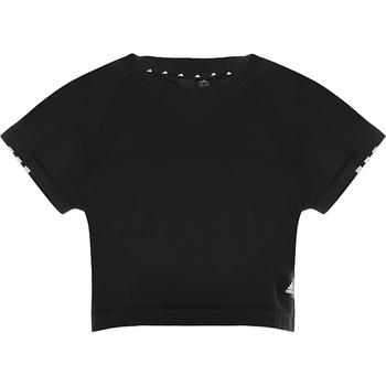 推荐Recycled Cotton Crop Top - Black商品