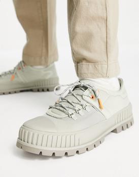 商品RAINS | Rains x Palladium pallashock HKR low boots in taupe,商家ASOS,价格¥1207图片