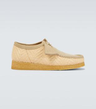 Wallabee raffia and suede boots product img