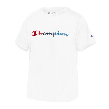 推荐Champion 女士白色圆领 T恤 W5682G-550770-100商品