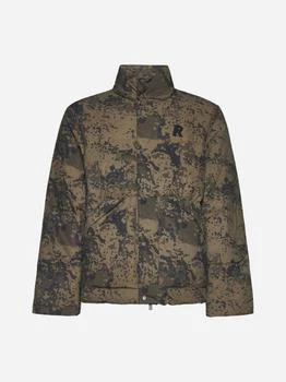 推荐Camouflage quilted nylon puffer jacket商品