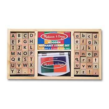 商品Melissa & Doug | Melissa & Doug LCI3557 Alphabet Stamp Set,商家Premium Outlets,价格¥271图片