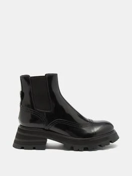 推荐Wander exaggerated-sole leather Chelsea boots商品