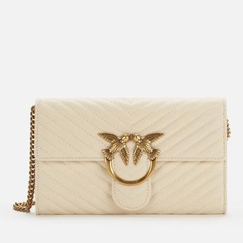 商品Pinko Women's Love Wallet Quilt Bag - White,商家MyBag,价格¥1052图片