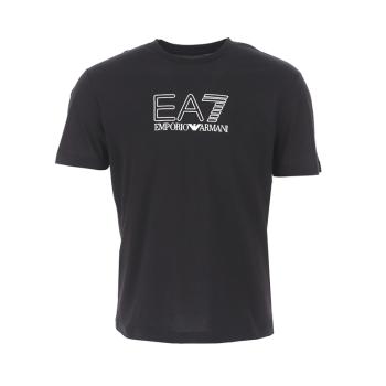 Emporio Armani | EMPORIO ARMANI 男士黑色棉质短袖T恤 3LPT81-PJM9Z-1200商品图片,满$100享9.5折, 满折