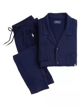 Ralph Lauren | Embroidered Pony Long-Sleeve Pajama Set 满$250享8.5折, 满折