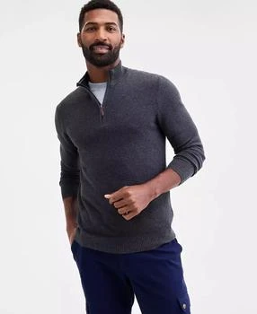 Club Room | Men's Quarter-Zip Sweater, Macy's Exclusive,商家Macy's,价格¥259