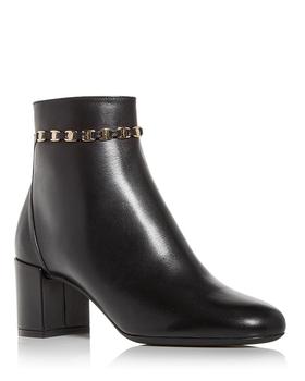 菲拉格慕鞋女靴, Salvatore Ferragamo | Women's Ghila Block Heel Booties商品图片 
