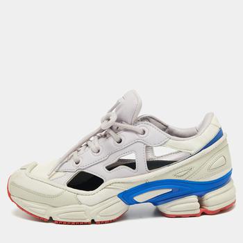 阿迪达斯ozweego, [二手商品] Adidas | Adidas By Raf Simons White/Purple Leather And Mesh Ozweego Sneakers Size 39 1/3商品图片 9.5折, 满1件减$100, 满减