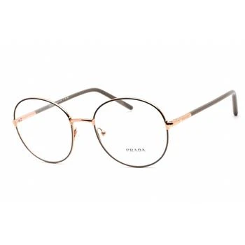 Prada | Prada Women's Eyeglasses - Full Rim Round Cocoa/Clay Metal Frame | 0PR 55WV 02H1O1,商家My Gift Stop,价格¥847
