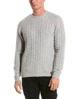 推荐Alashan Cashmere Classic Cable Cashmere Crewneck Sweater商品
