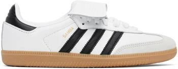 Adidas | White & Black Samba LT Sneakers,商家Ssense US,价格¥309