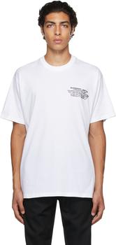 男装burberry t恤, Burberry | 白色 Location Print Oversized T 恤商品图片 