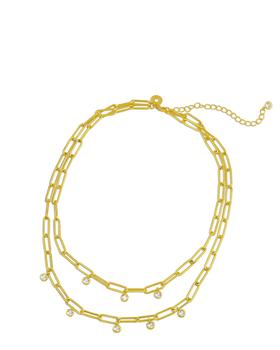 Kenneth Jay Lane, Kenneth Jay Lane | Double Row Link Necklace商品图片 