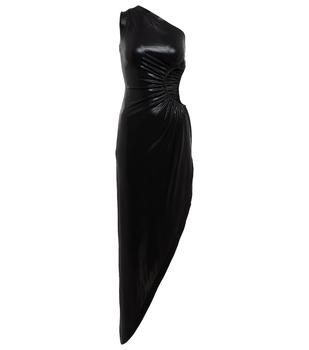 商品Norma Kamali | Sunburst cutout one-shoulder lamé gown,商家MyTheresa,价格¥1952图片