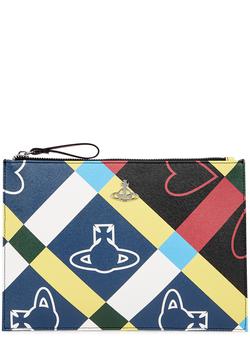 西太后包北京, Vivienne Westwood | Printed faux leather pouch商品图片 
