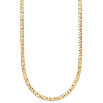 商品Cuban Link Chain Necklace 24" (7mm) in 14k Gold图片