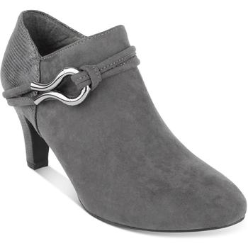 Karen Scott | Karen Scott Womens Melanni Faux Suede Heels Ankle Boots商品图片,2.5折起, 独家减免邮费