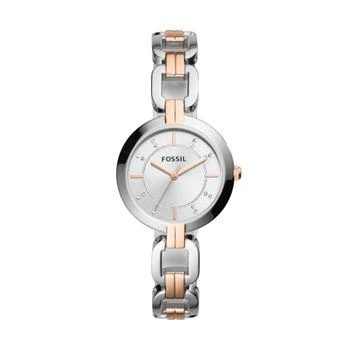 推荐Fossil Women's Kerrigan Three-Hand, Stainless Steel Watch商品