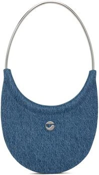 推荐Blue Denim Ring Swipe Bag商品
