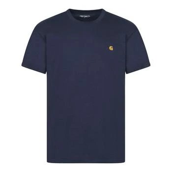 推荐Carhartt WIP Chase T-Shirt - Blue商品